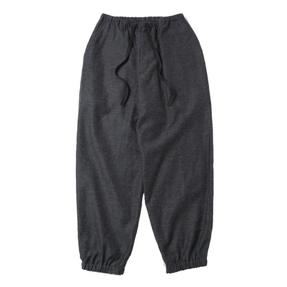 Cashmere and silk drawstring pants