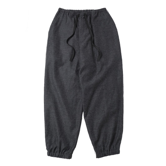 Cashmere and silk drawstring pants