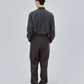 Wool Herringbone Easy Trousers
