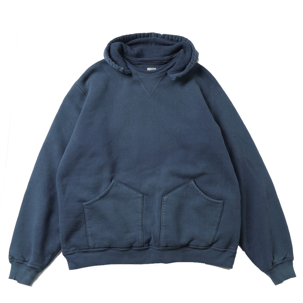 Vintage Attached Hood Sweat Parka