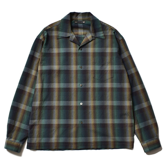 TWN Check Open Collar L/S SH