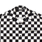 CU.Denim Checker flag S/S Open Collar SH