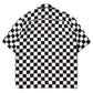 CU.Denim Checker flag S/S Open Collar SH