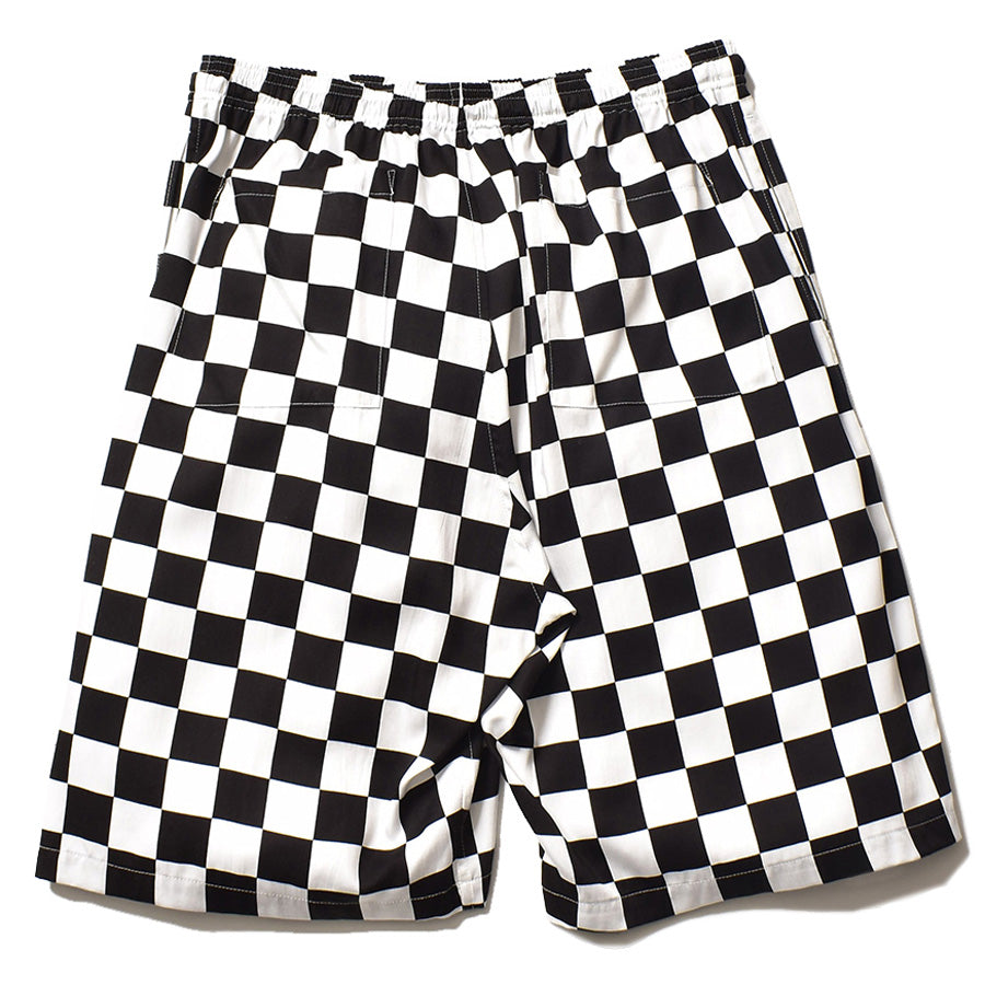 CU.Denim Checker flag Surf Shorts