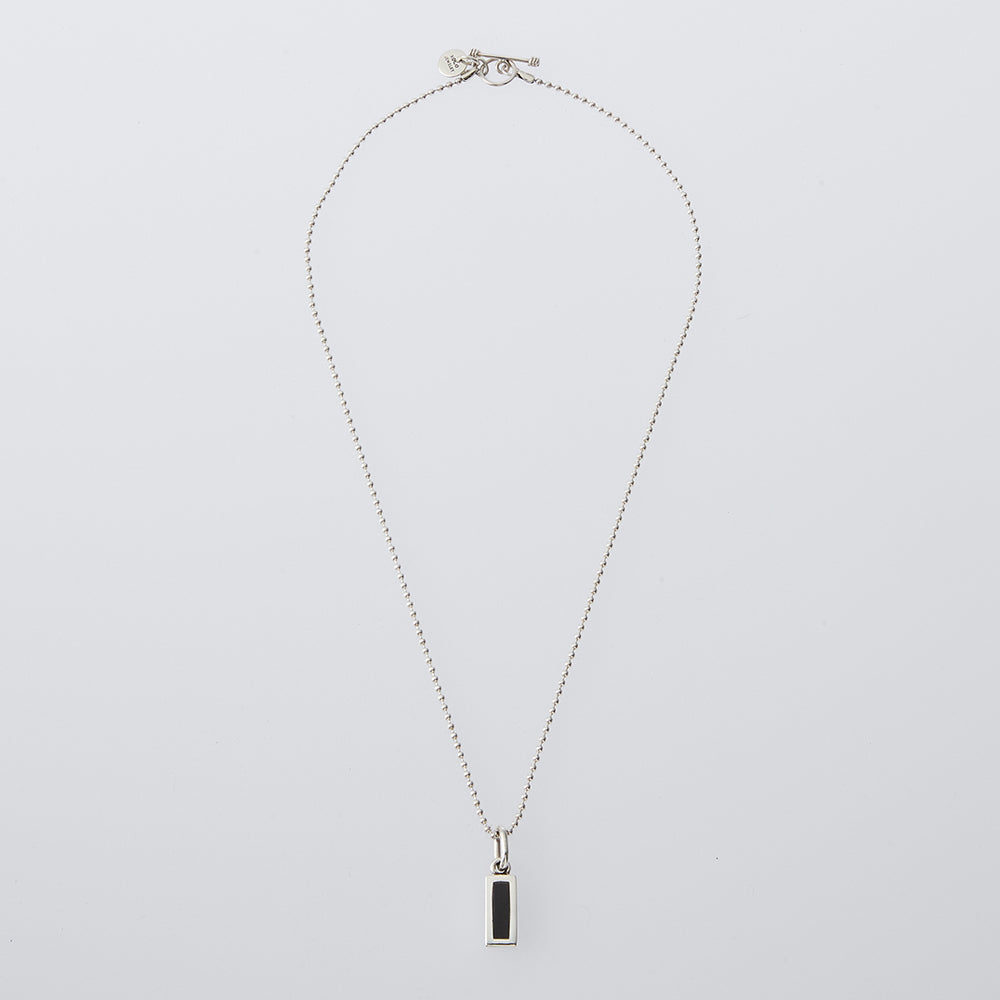 Rectangle Necklace with Onyx