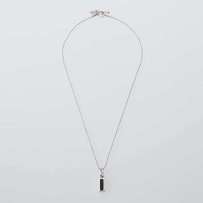 Rectangle Necklace with Onyx