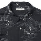 ORIGINAL PRINTED OPEN COLLAR SHIRTS(MARINE)L/S