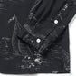 ORIGINAL PRINTED OPEN COLLAR SHIRTS(MARINE)L/S