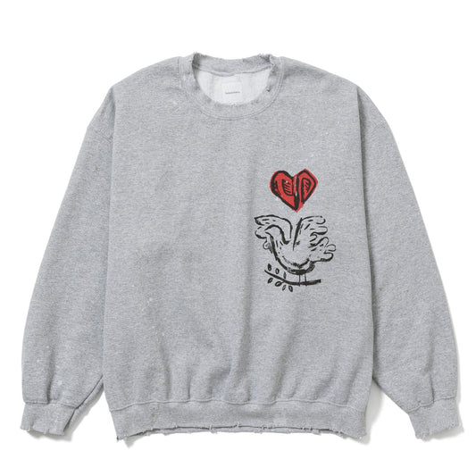 VINTAGE SWEAT SHIRT "OLIVE BRANCH"
