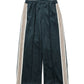 FAUX SUEDE FLARE TRACK PANTS