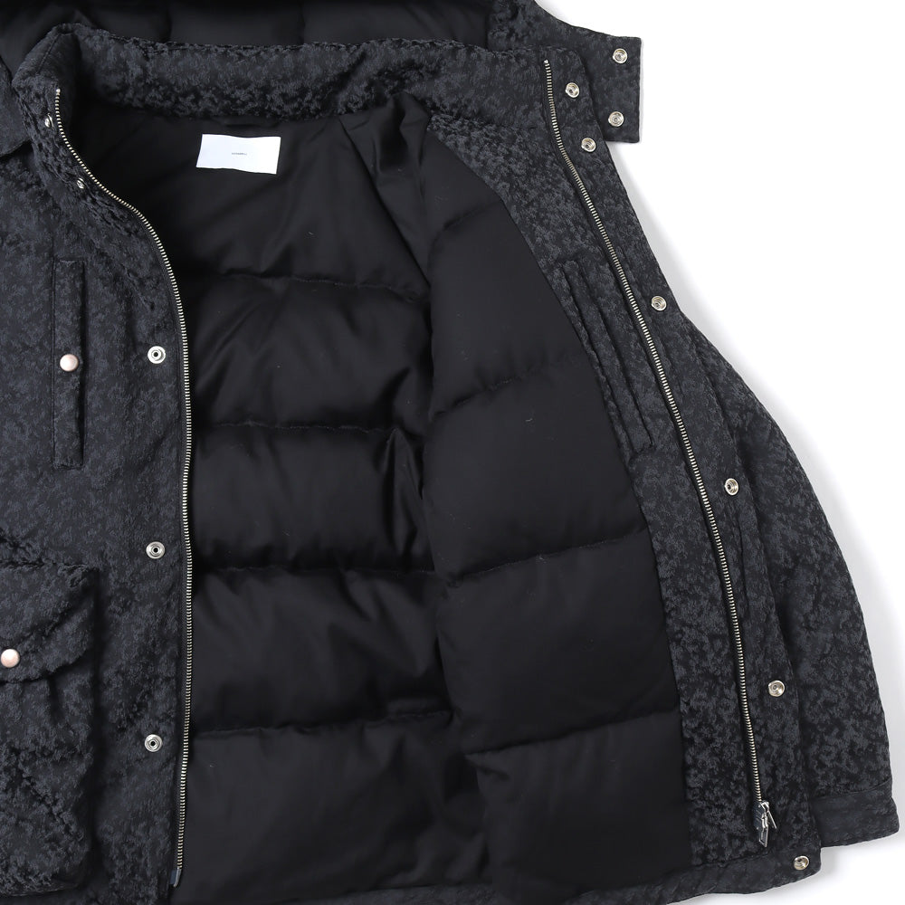 URETHANE JACQUARD PUFFER JACKET