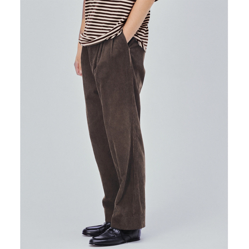 Corduroy Mud-dyed Shoecut Slacks