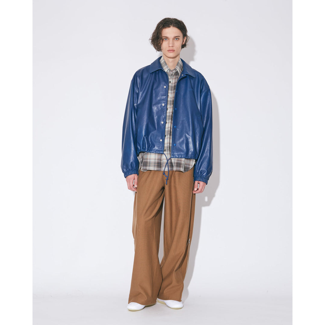 lamb leather coach jacket