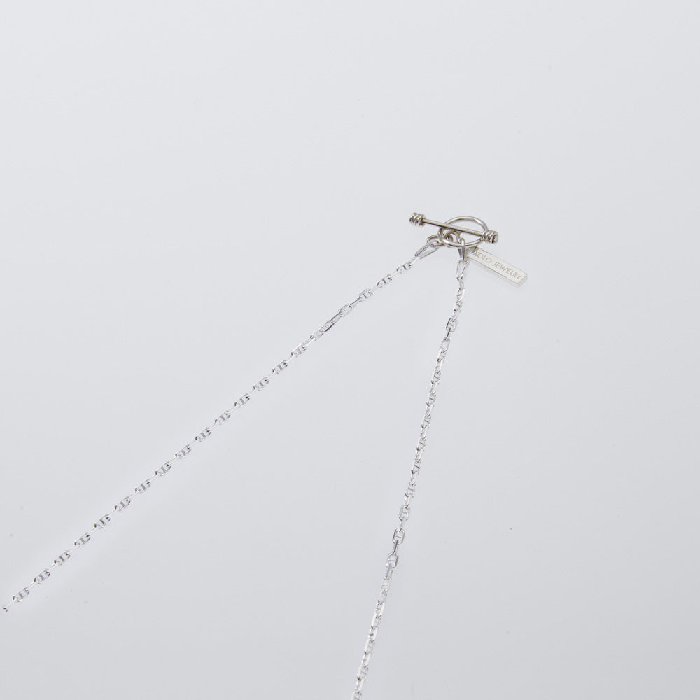 Tiny Solid Anchor Link Necklace