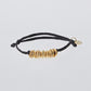 Piece Silk Code Bracelet -Gold-