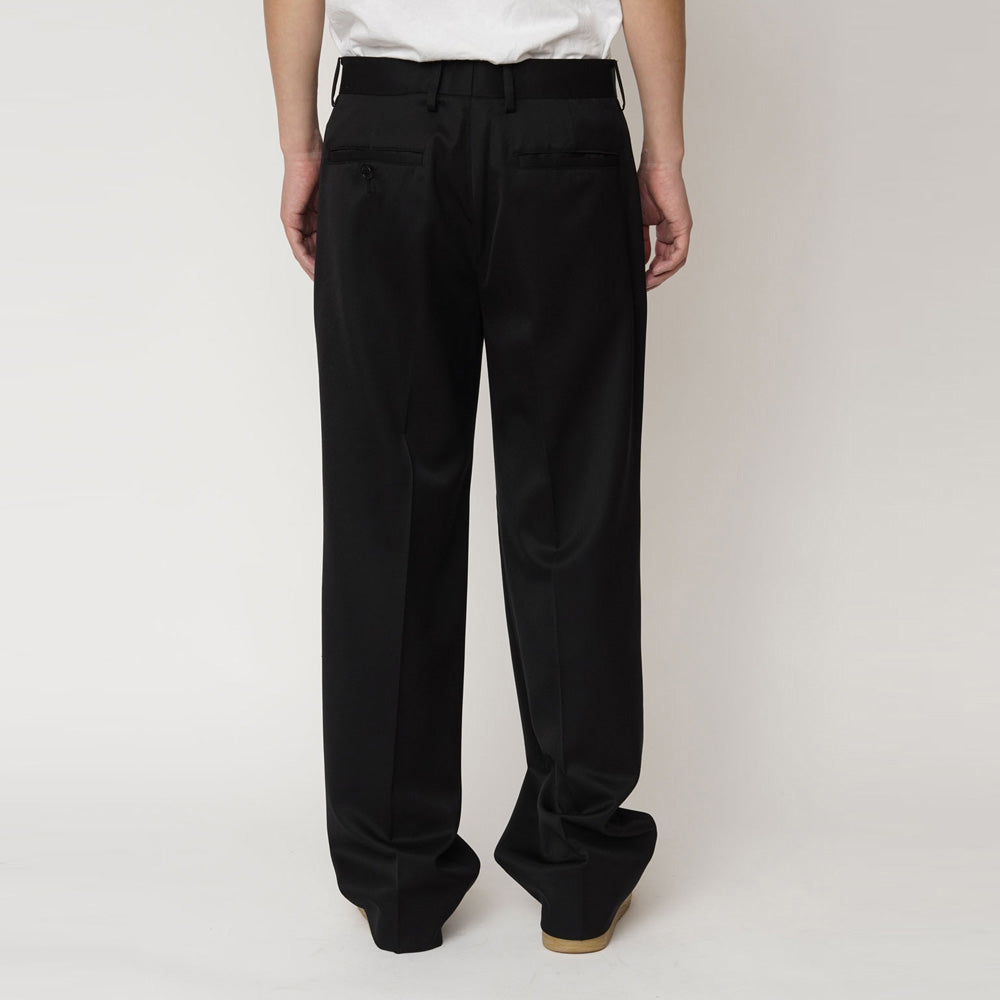 WOOL STRAIGHT TROUSERS