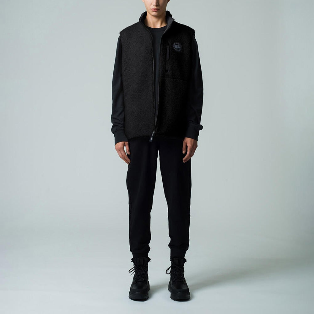 Kinross Reversible Fleece Vest Black Label Fusion Fit