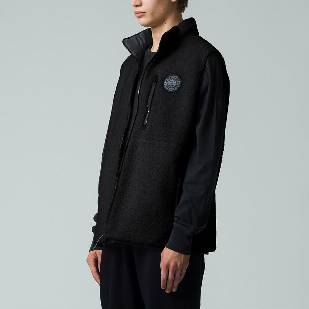 Kinross Reversible Fleece Vest Black Label Fusion Fit