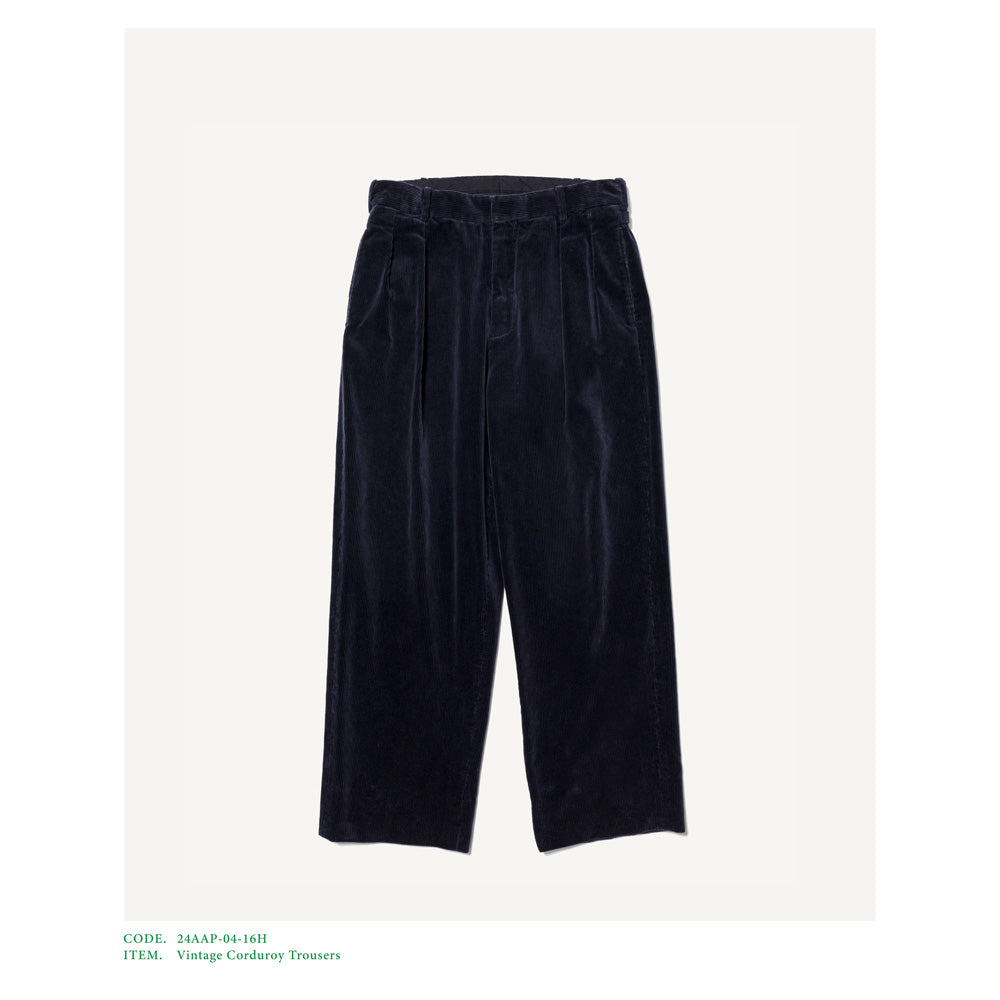 A.PRESSE (ア プレッセ) Vintage Corduroy Trousers 24AAP-04-16H 