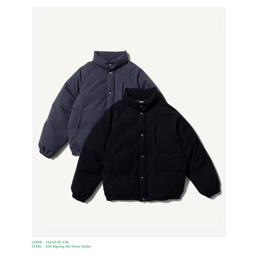 A.PRESSE (ア プレッセ) Silk Ripstop Ski Down Jacket 24AAP-01-15K 