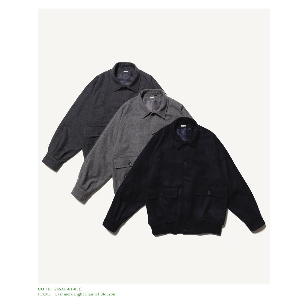 Cashmere Light Flannel Blouson