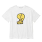 CUBISM SMILE 2TONE H/S T-SHIRT