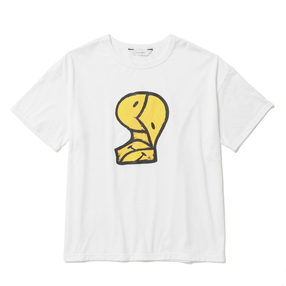 CUBISM SMILE 2TONE H/S T-SHIRT