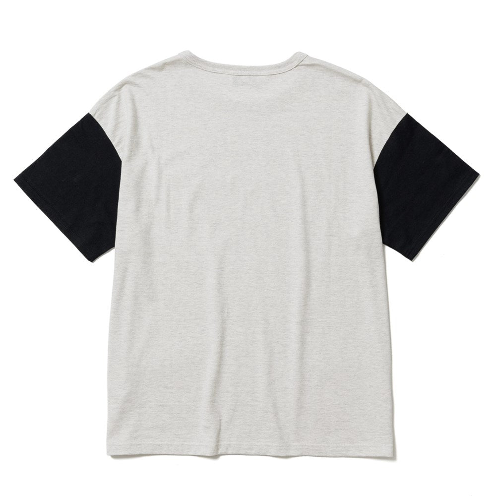 CUBISM SMILE 2TONE H/S T-SHIRT