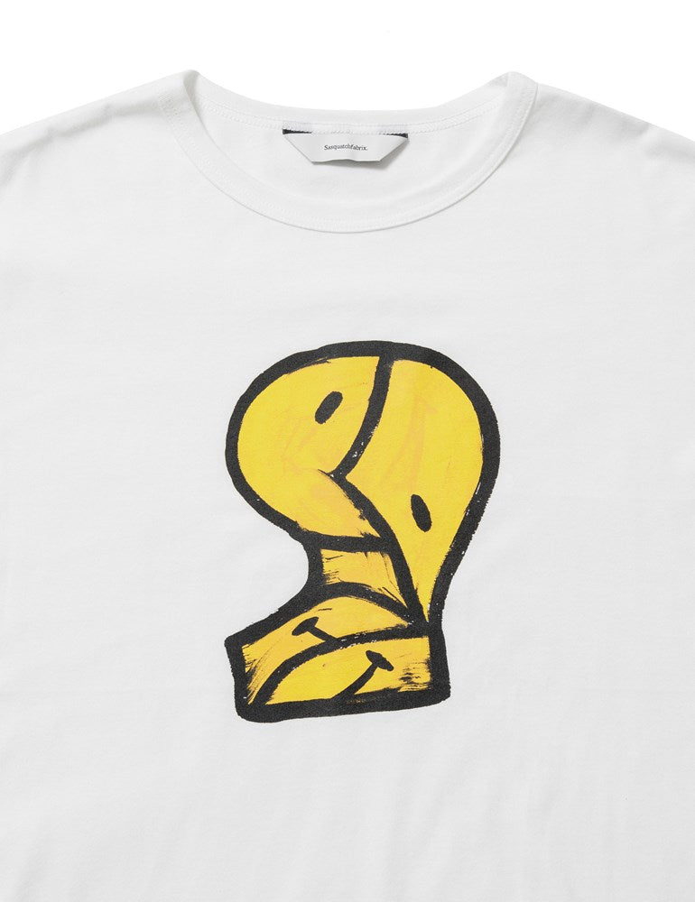 CUBISM SMILE 2TONE H/S T-SHIRT