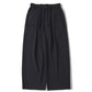 RIB TUCK BAGGY PANTS - Milano rib -