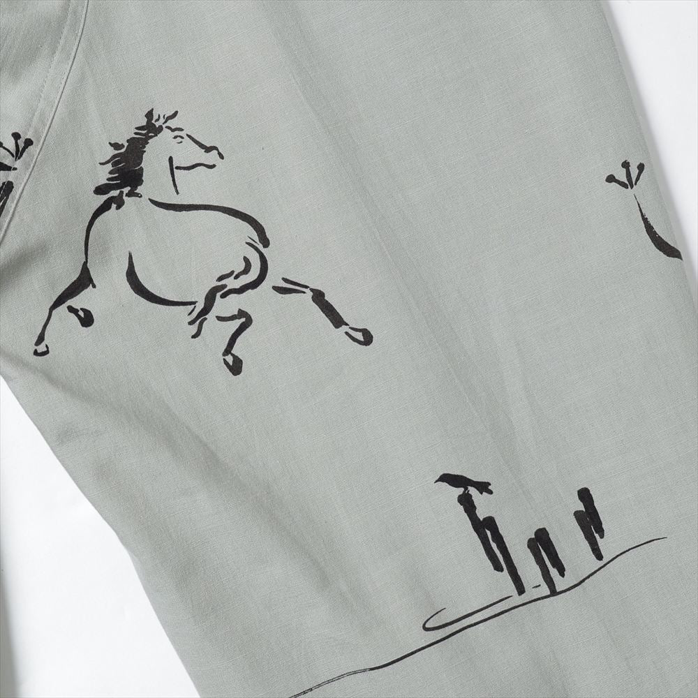 ORIGINAL PRINTED EASY TROUSER (Animal Drawing)