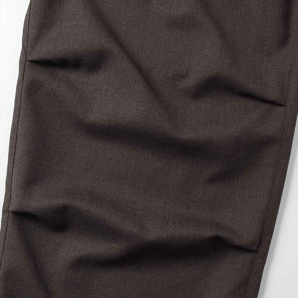 WOOL WIDE TRACK TROUSERS