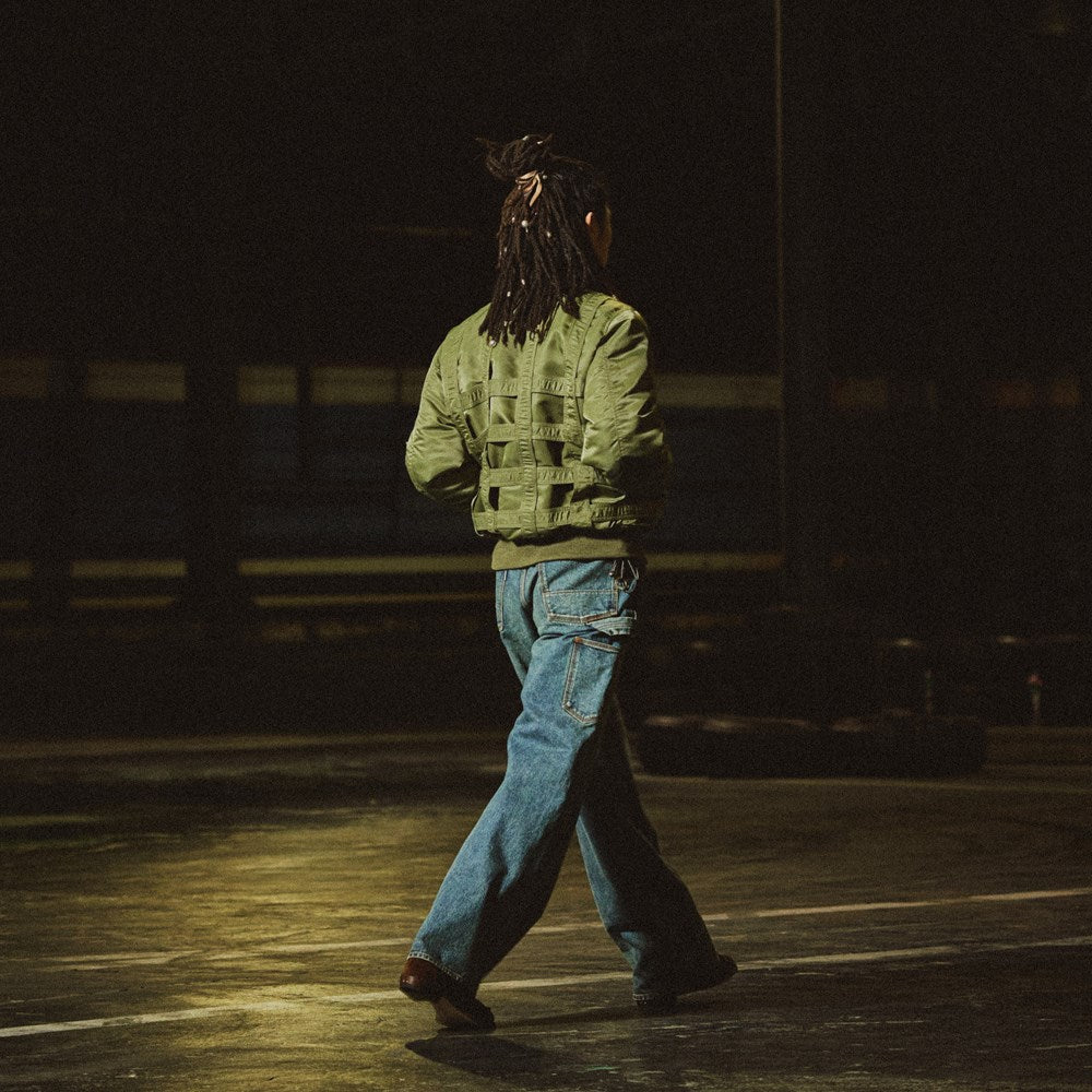 FADED PAINTER DOUBLE KNEE TROUSERS