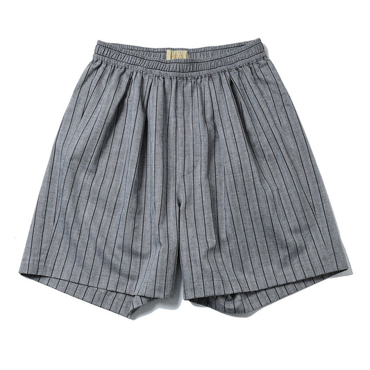 Cotton Herringbone Stripe Big Trunks Shorts