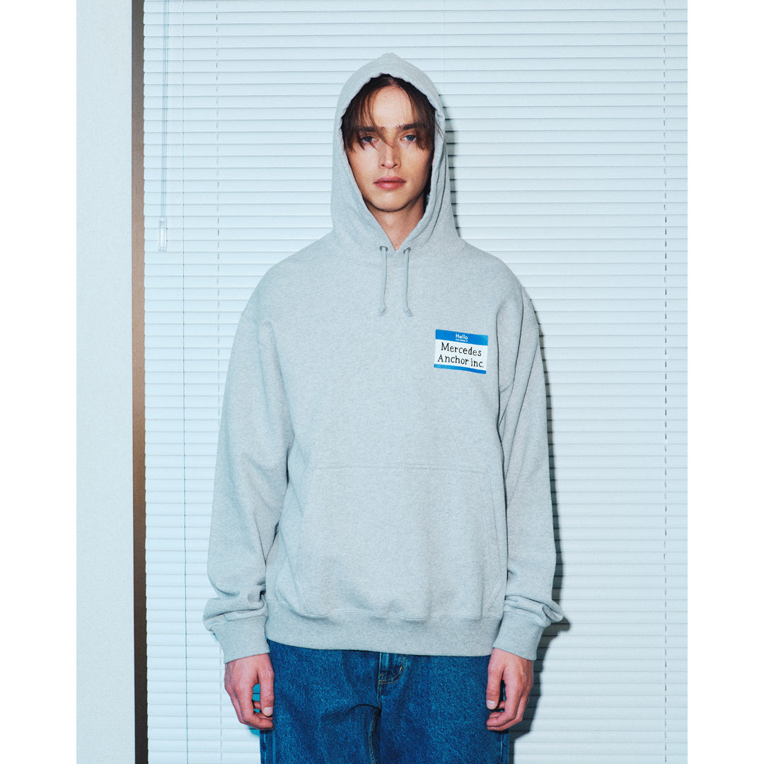 NAME BADGE LABEL HOODIE