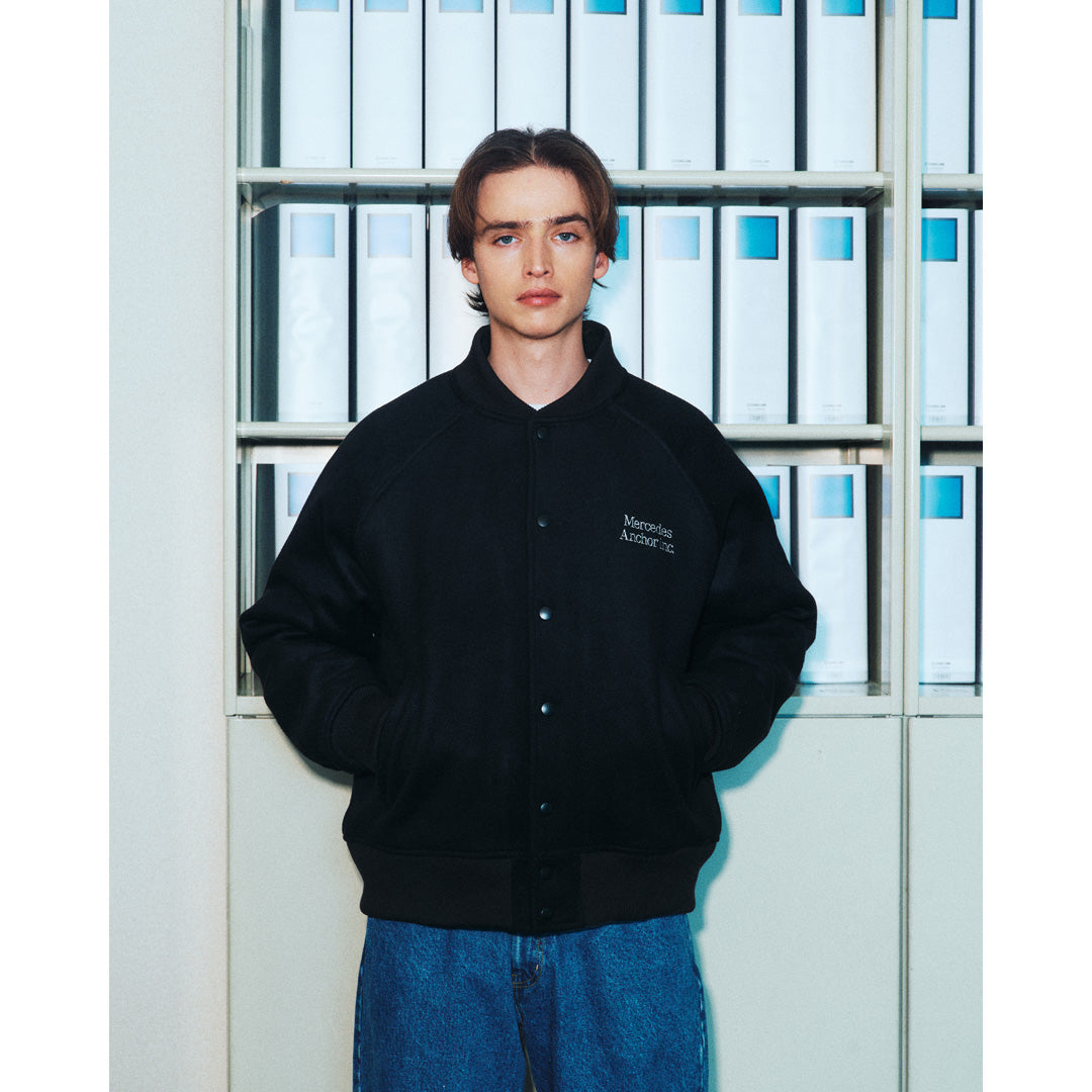 ANCHOR INC.) MELTON VARSITY JACKET (ANCSS26OT01) | ANCHOR INC