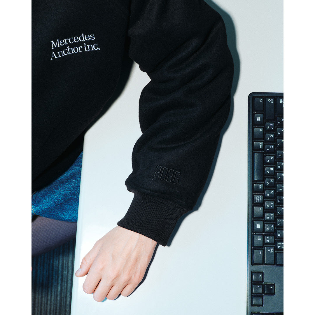 MELTON VARSITY JACKET