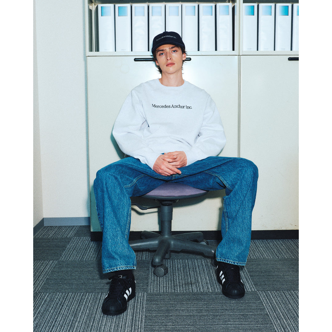 ANCHOR INC.) ONE LINE LOGO CREW SWEAT (ANCSS26CS01) | ANCHOR INC