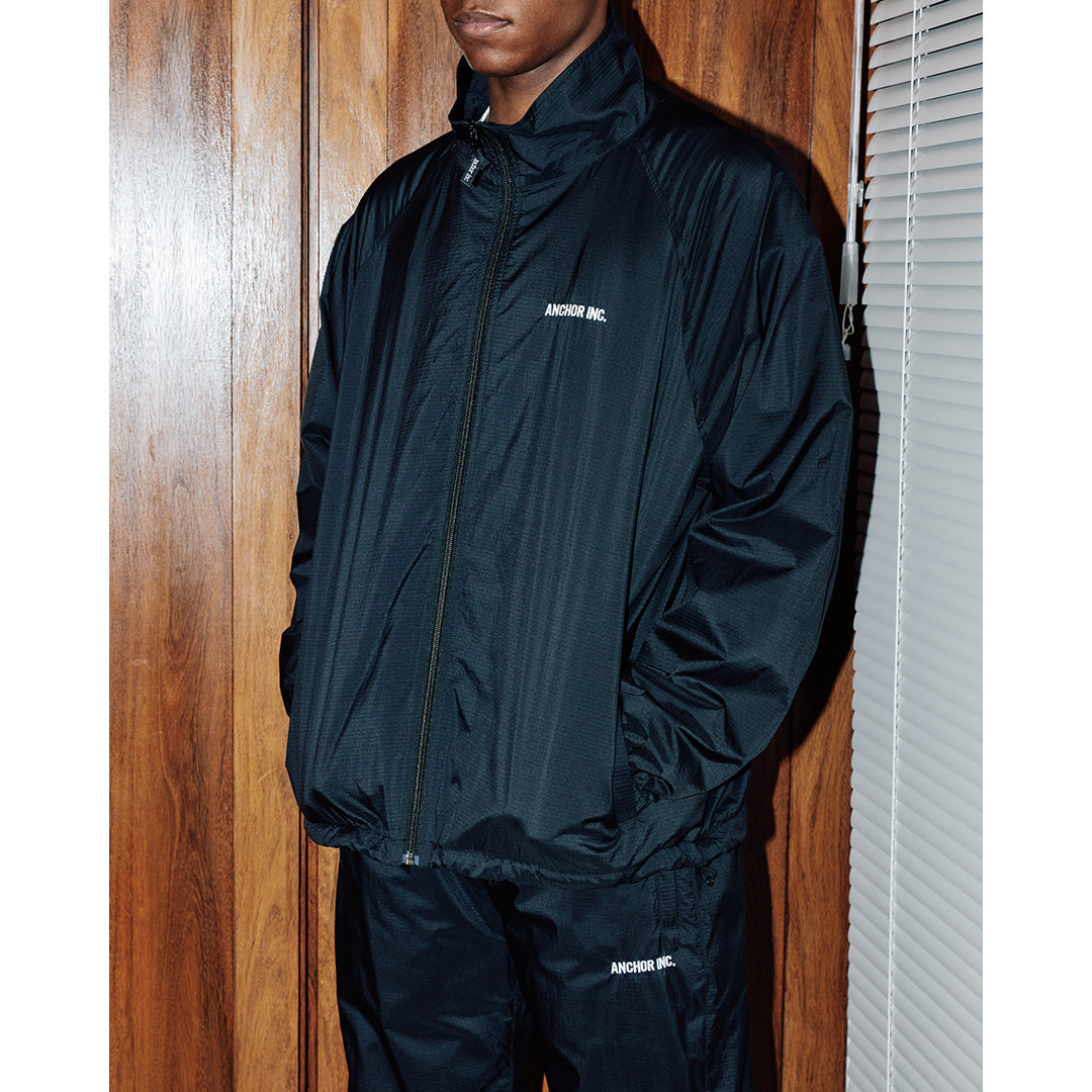 BOLD LOGO RIPSTOP TRACK JACKET