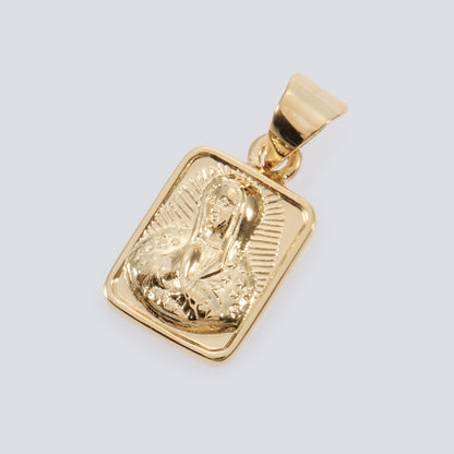 Medal Charm -the Virgin of Guadalupe- -Gold- 25awmae