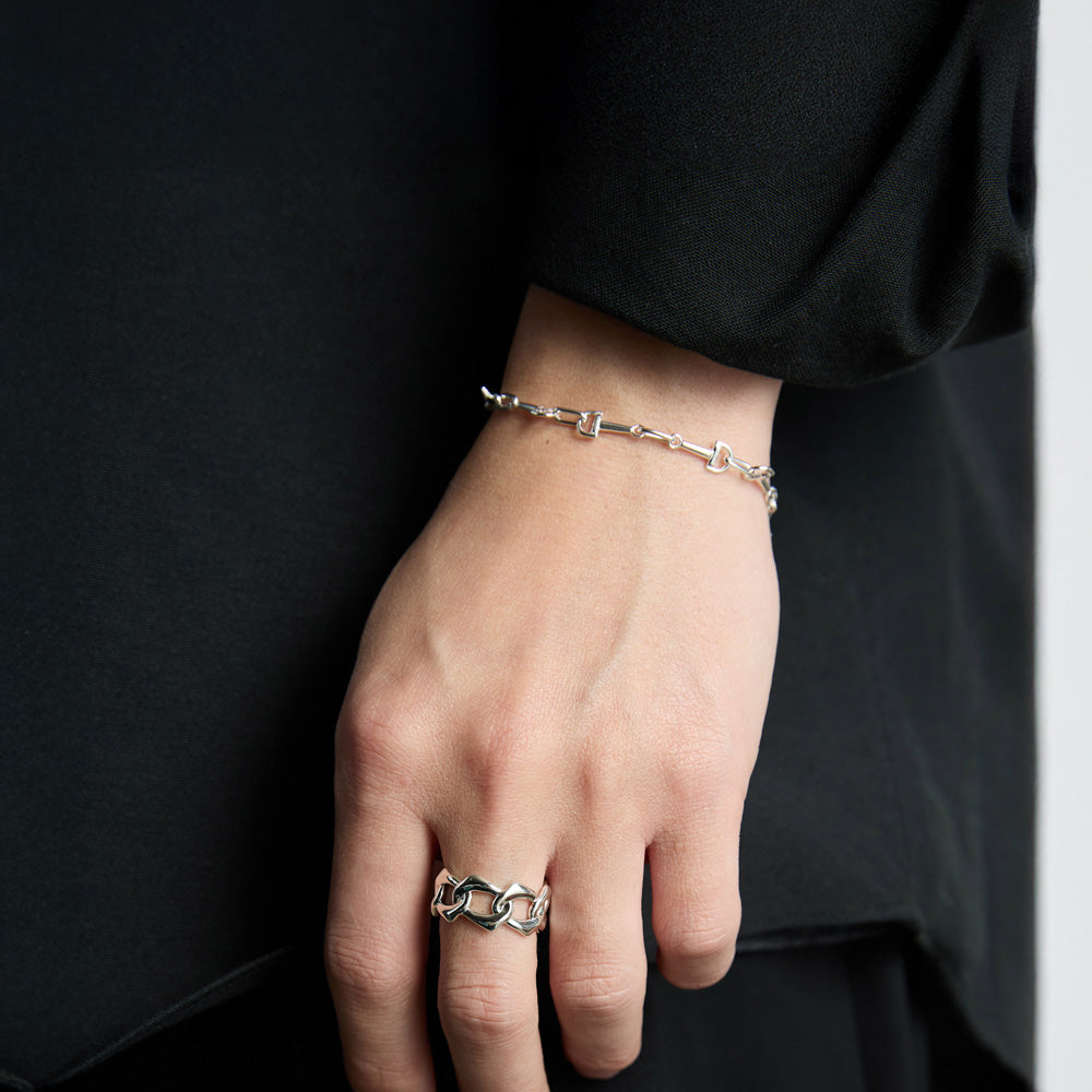 Horse Bit Link Bracelet -6mm-