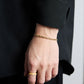 Oval Cut Link Bracelet -4mm- -Gold-