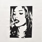 Monochrome Two tone Face Crewneck T-SH