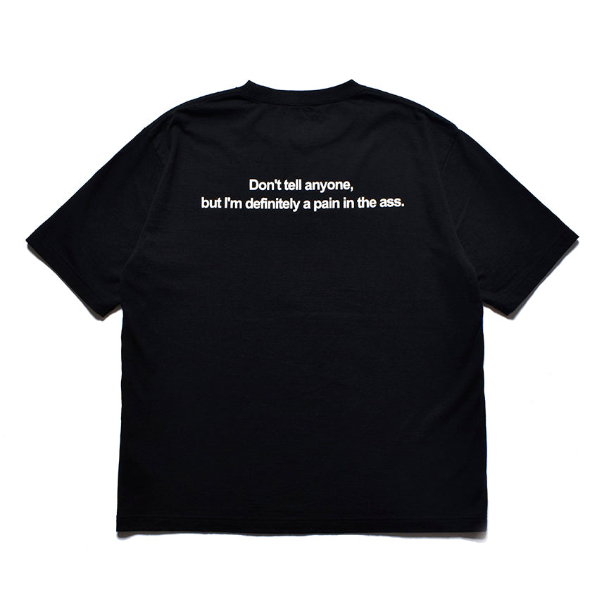 MINEDENIM (マインデニム) Monochrome Two tone Face Crewneck T MINEDENIM (マインデニム) Monochrome Two tone Face Crewneck T