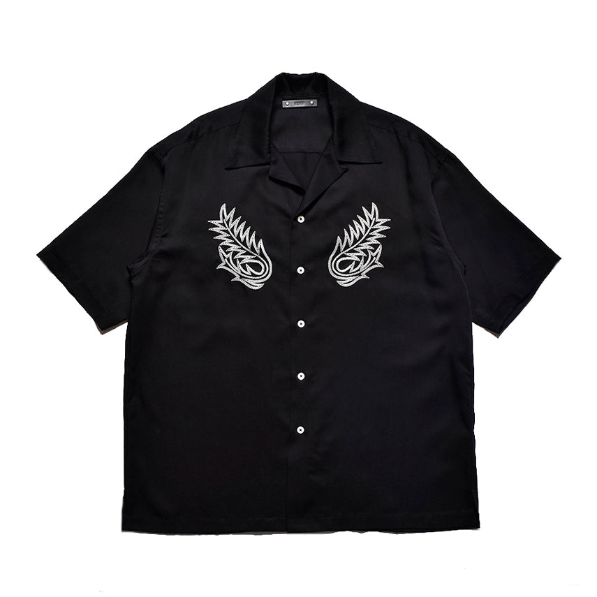 Cu.Denim Boot Crest Open Collar SH