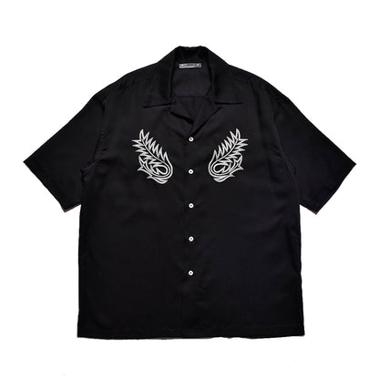 Cu.Denim Boot Crest Open Collar SH