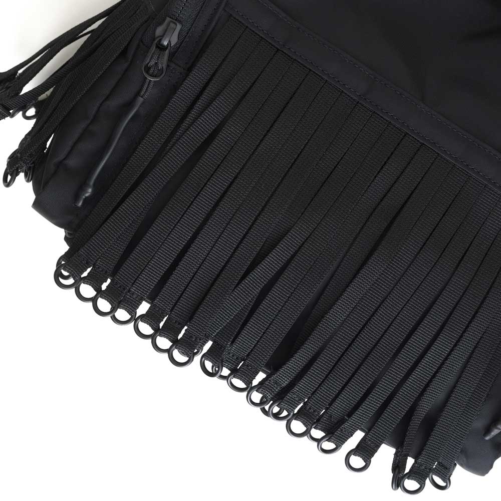 TAPE FRINGE DRAW STRING BAG