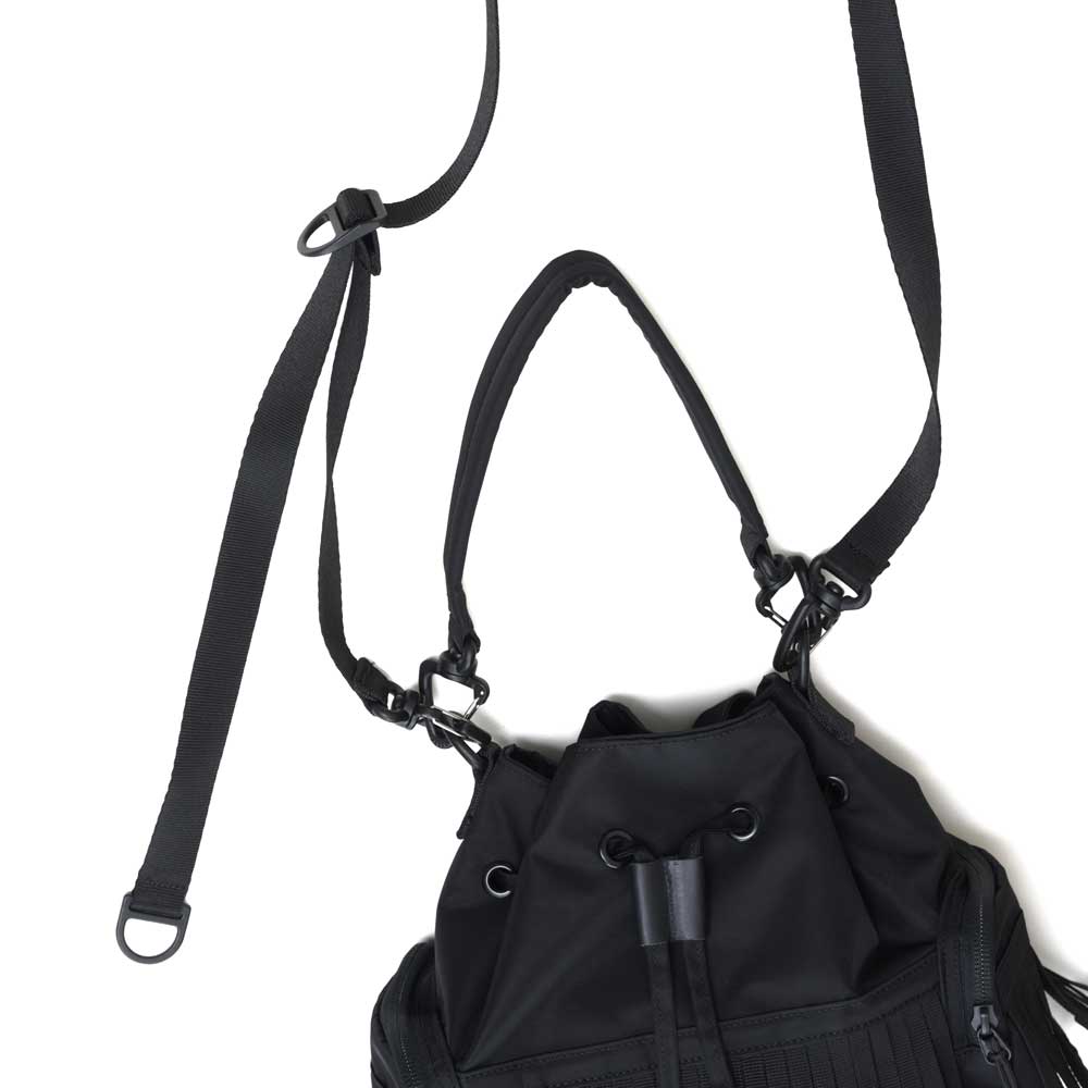ショルダーバッグ Side Fringe Draw String Bag BAICYCLON by bagjack(バイシクロンバイバッグジャック)TAPE FRINGE