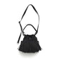 Tape Fringe Drawstring Bag