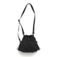 TAPE FRINGE DRAW STRING BAG